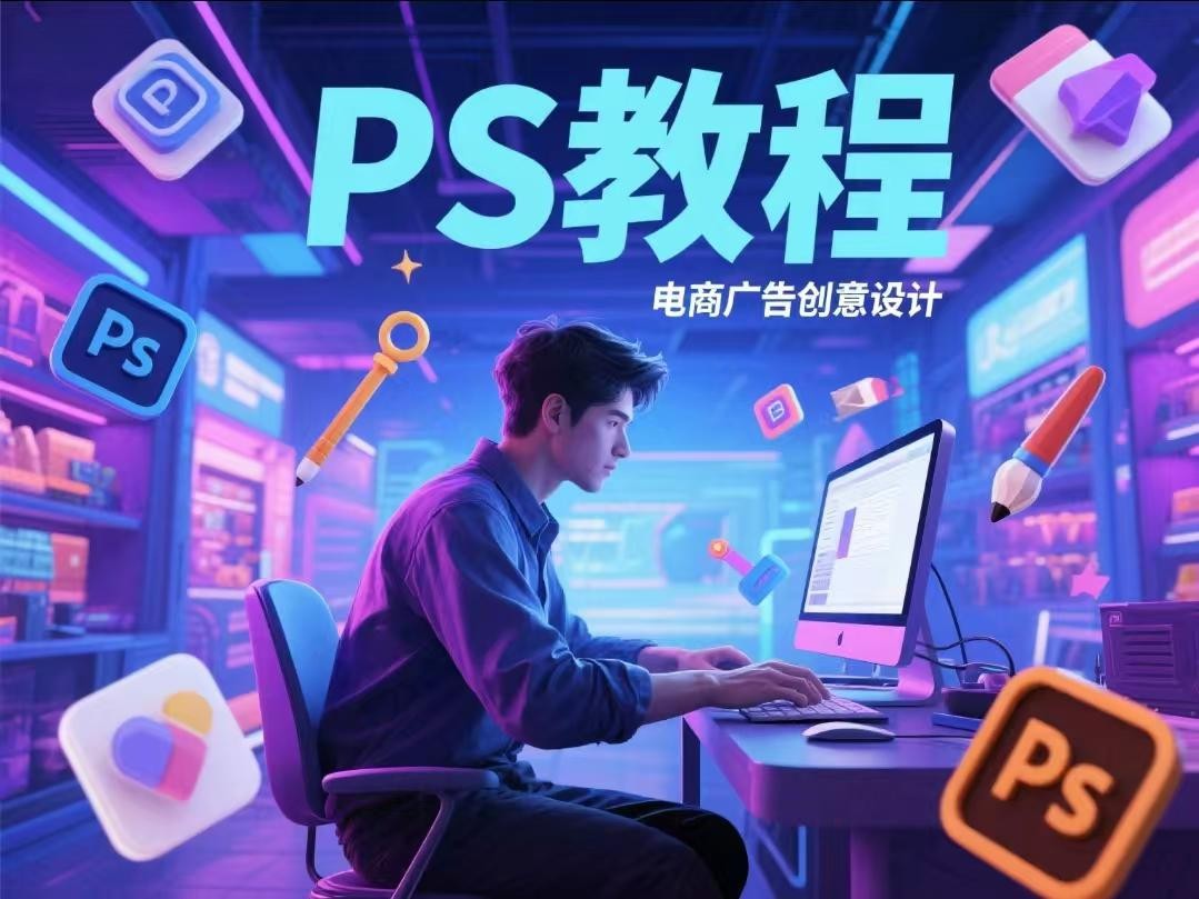 【PS教程】电商广告创意设计【3.7GB】