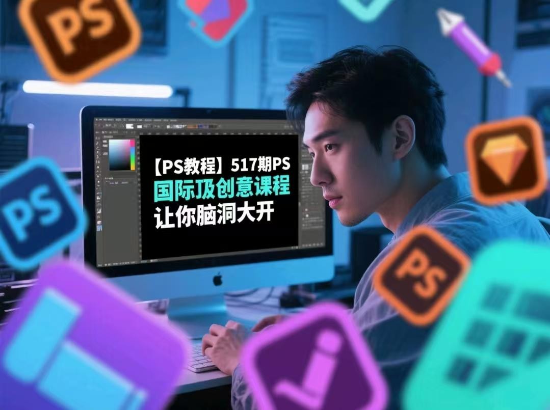 【PS教程】517期PS国际顶级创意课程,让你脑洞大开【6.5GB】