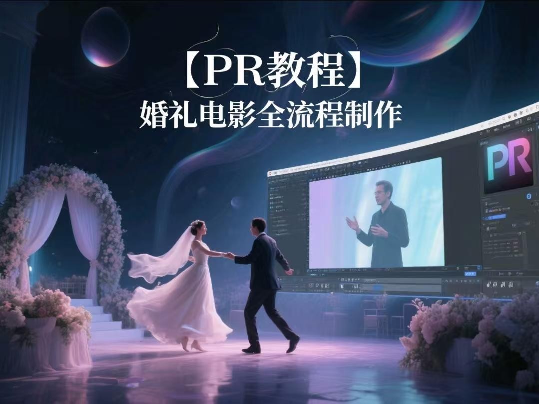 【PR教程】婚礼电影全流程制作视频课程【2.1GB】