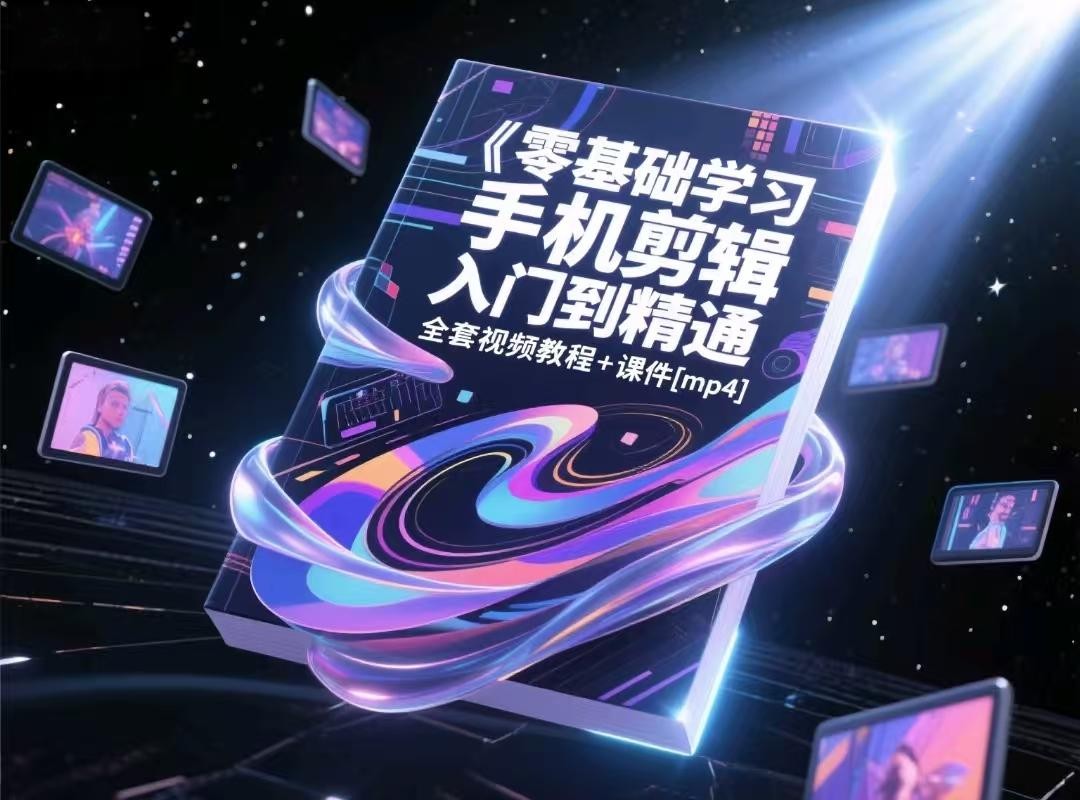 《零基础学习手机剪辑入门到精通》全套视频教程+课件  [mp4]【5.5GB】