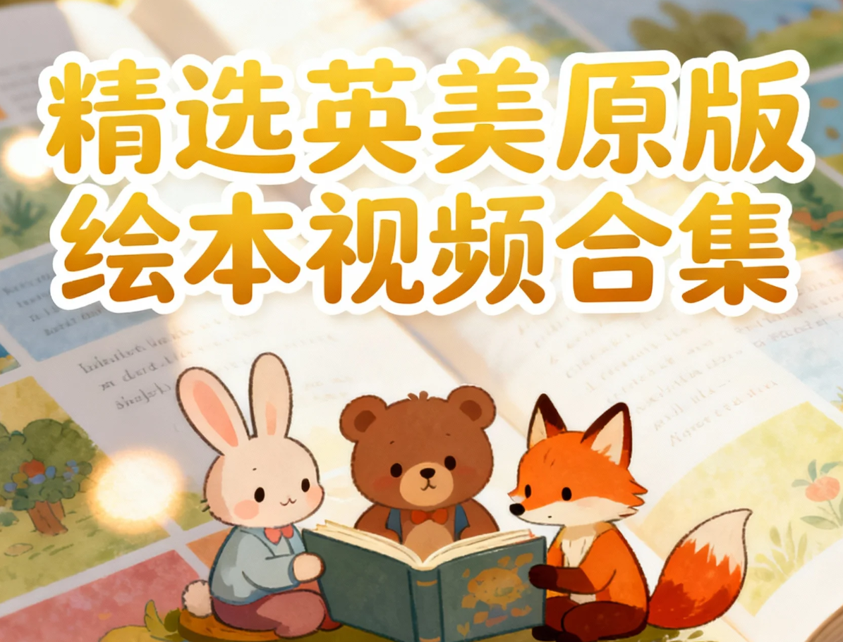 【课程】精选英美原版绘本视频合集 英语阅读启蒙资源 mp4  [20.1GB]